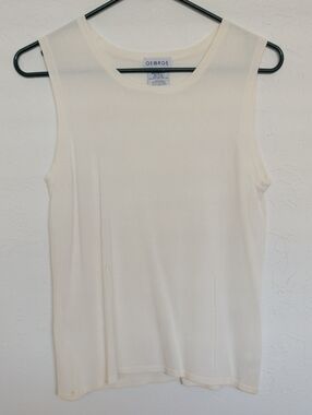 Vintage Cream Tank Top